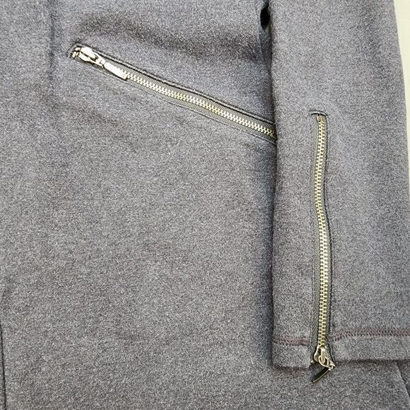 Athleta Women's Dress‎ Small Knit V-neck Long Sleeves Gray Pockets Celebration - Picture 4 of 8